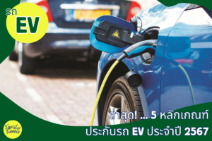 Read more about the article สรุป 5 หลักเกณฑ์ประกันรถไฟฟ้า (EV) ประจำปี 2567